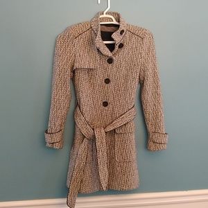 Zara Basic wool blend coat